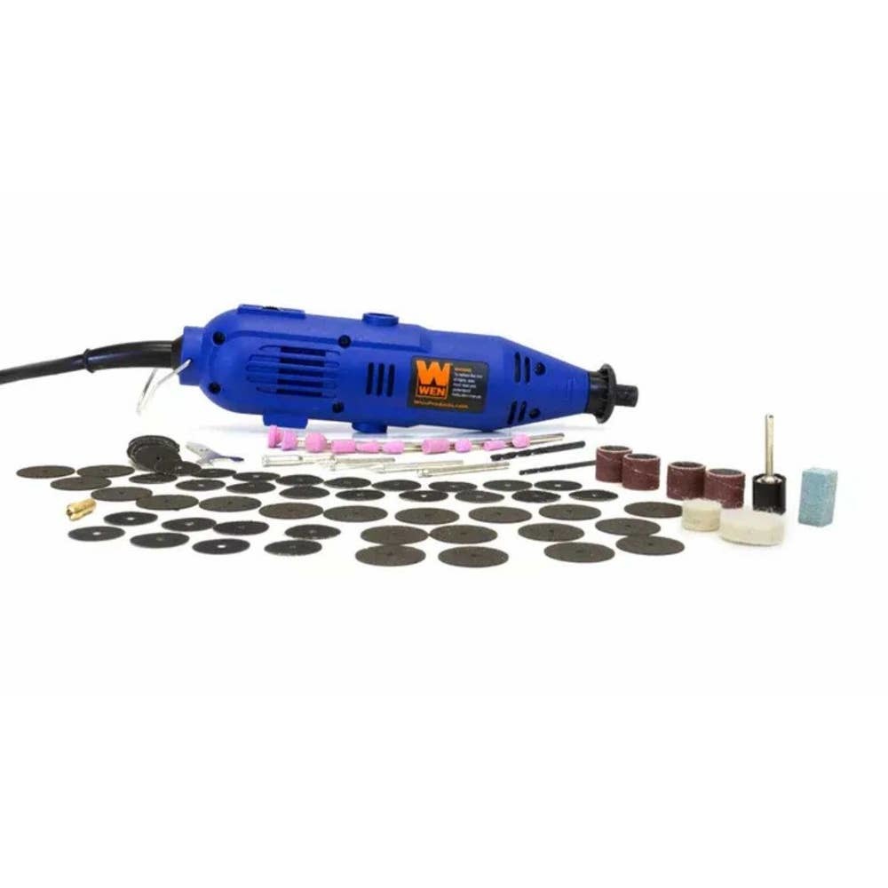 WEN Model 2307 Variable Speed Rotary Tool, Blue, Medium, 100 PC + Free Ship